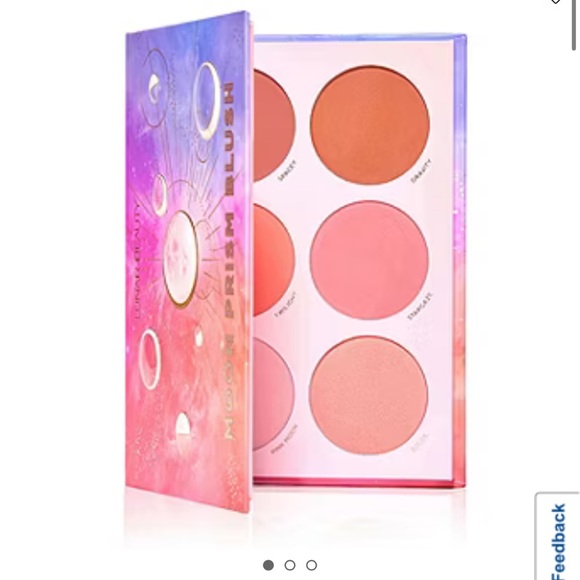 Lunar Beauty Moon Prism 6 Shade Vegan Blush Eyeliner Palette Makeup Travel Kit - Picture 5 of 6